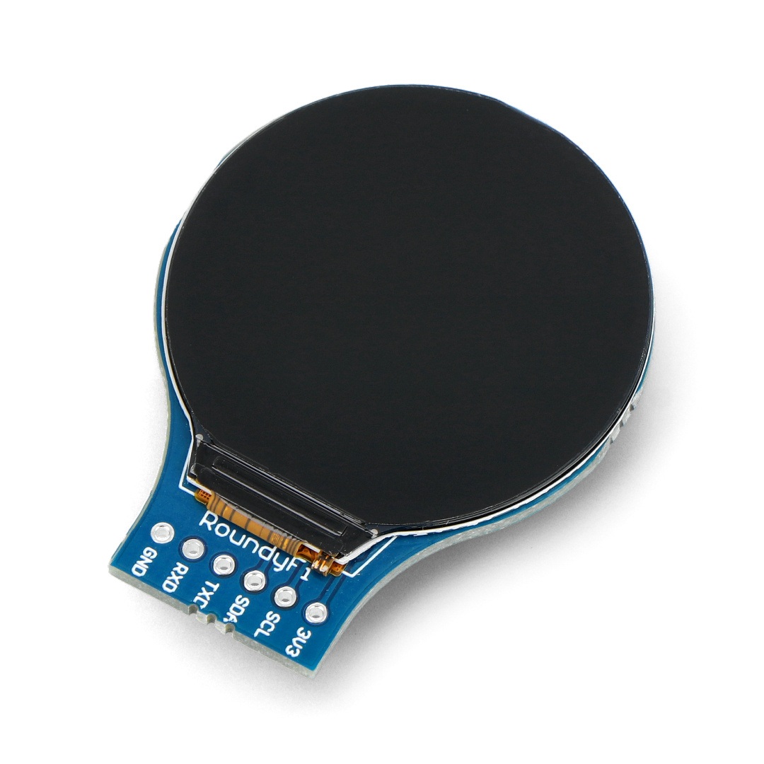 RoundyFi - okrągły wyświetlacz LCD 1,28'' 240x240px - ESP-12E - SB Components SKU24025
