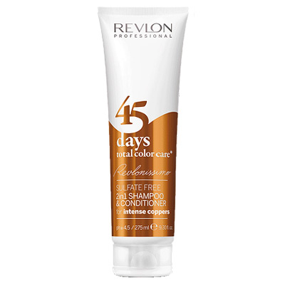 Revlon professional 45 Days Intense Coopers 2 w 1 szampon i odżywka do włosów miedzianych, farbowanych 275ml 7845
