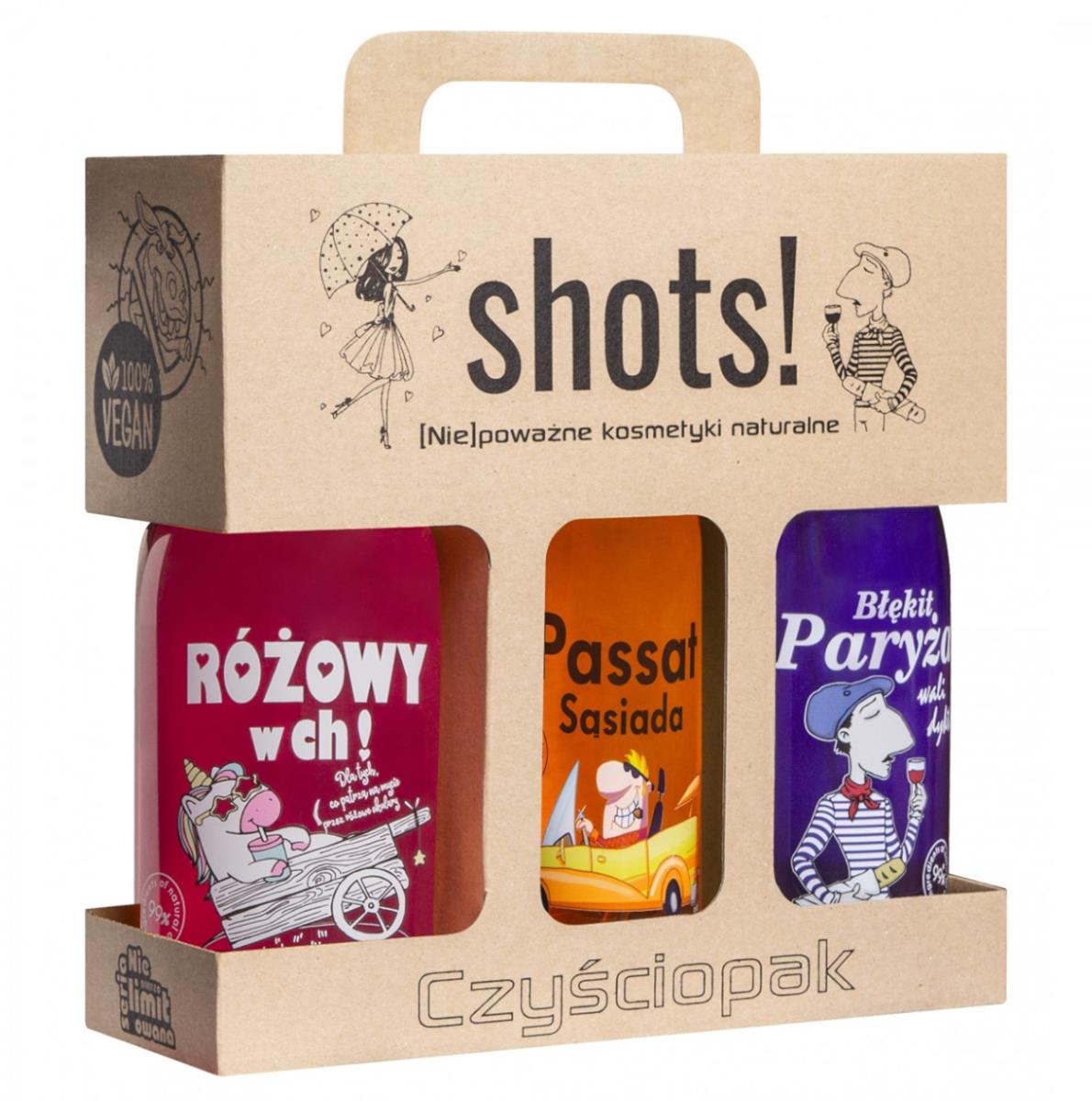 LAQ LAQ Zestaw Shots! Czyściopak Unisex LAQ7923