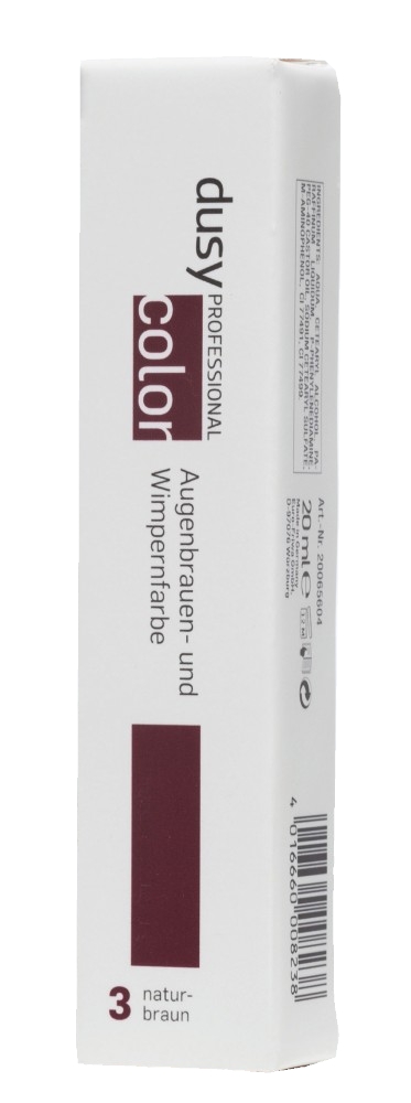Dusy, henna do brwi i rzęs, kolory do wyboru, 20ml, odcień 3 - naturalny brąz