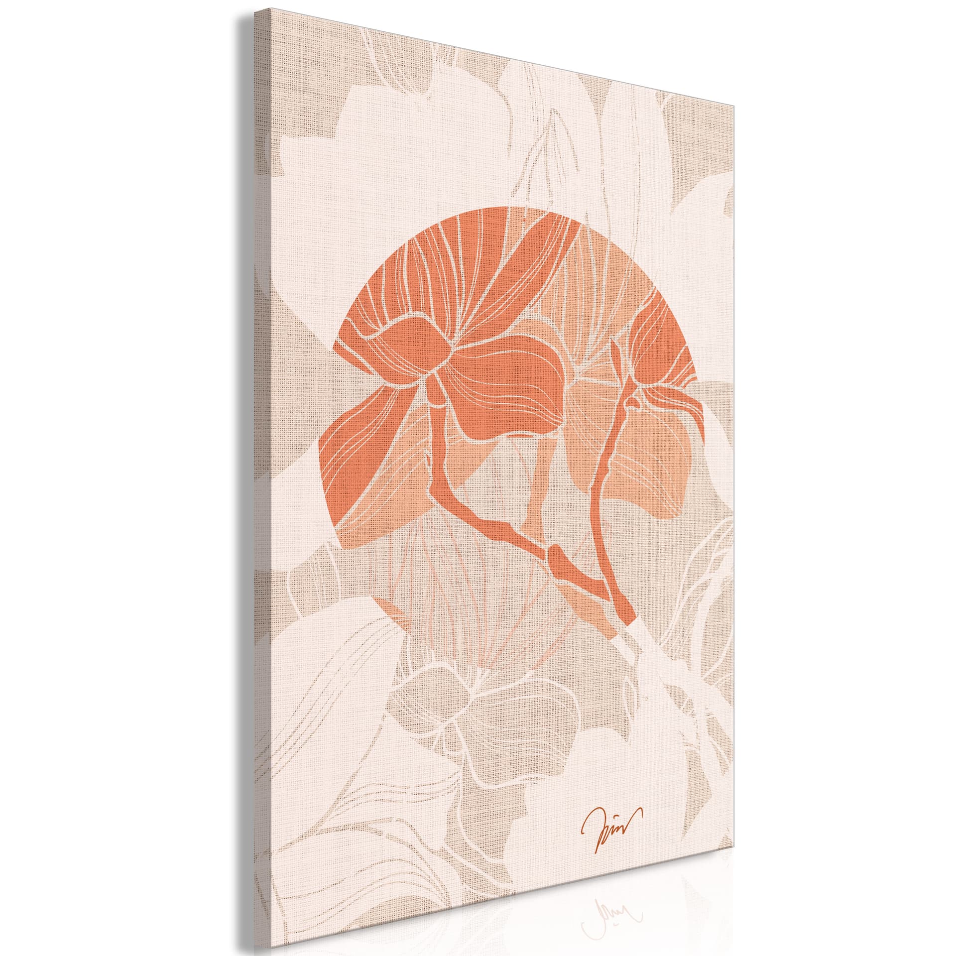 Obraz - Stylowa magnolia (1-częściowy) pionowy (rozmiar 40x60)