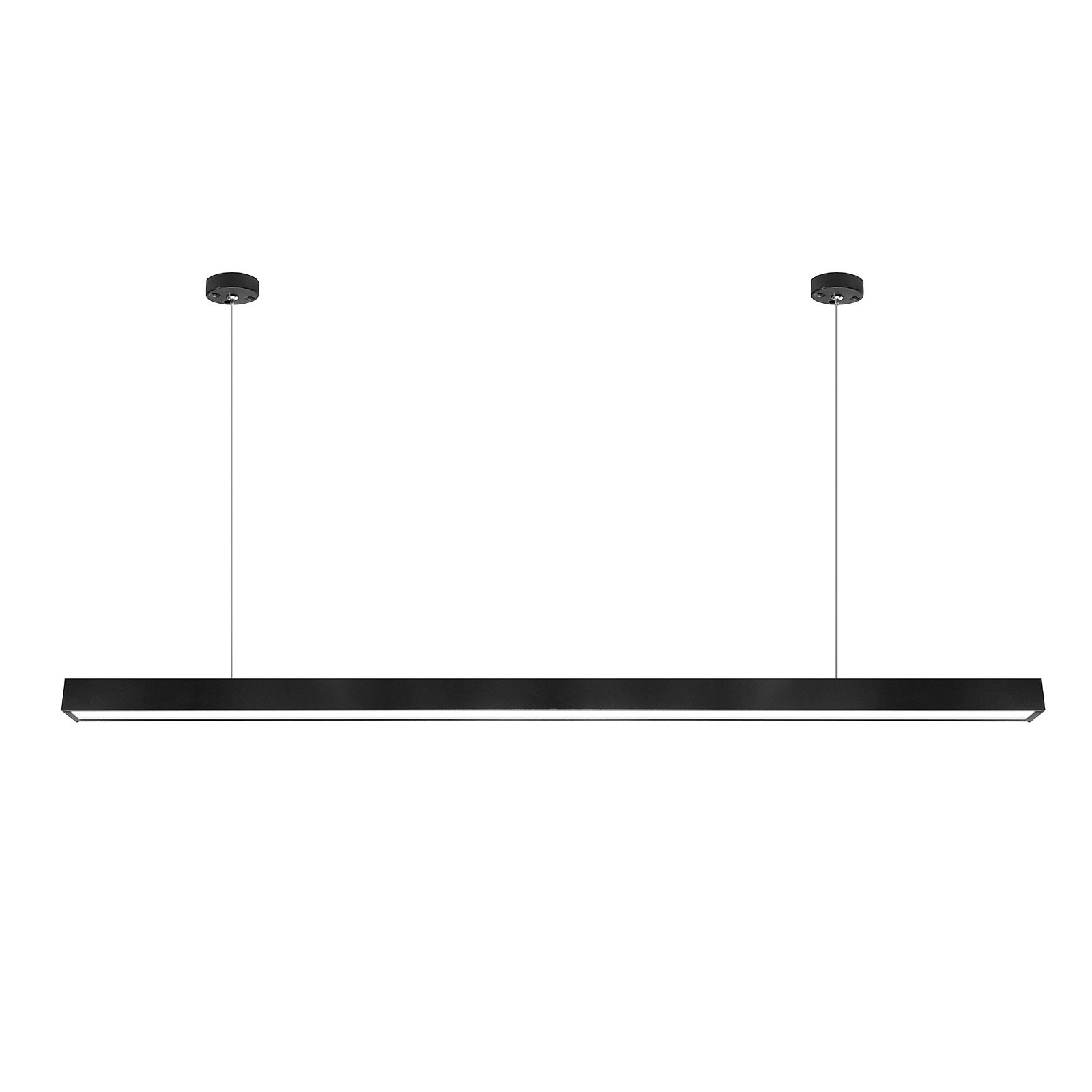 Lampa nowoczesna zwis linia 120 cm LED 40W czarna 3000K 380 - Decorativi