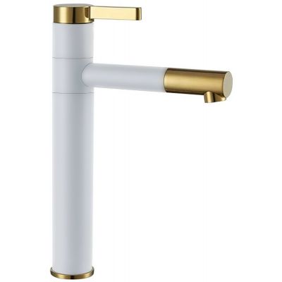 Rea B8400 Bateria umywalkowa wysoka/Smart White/Gold
