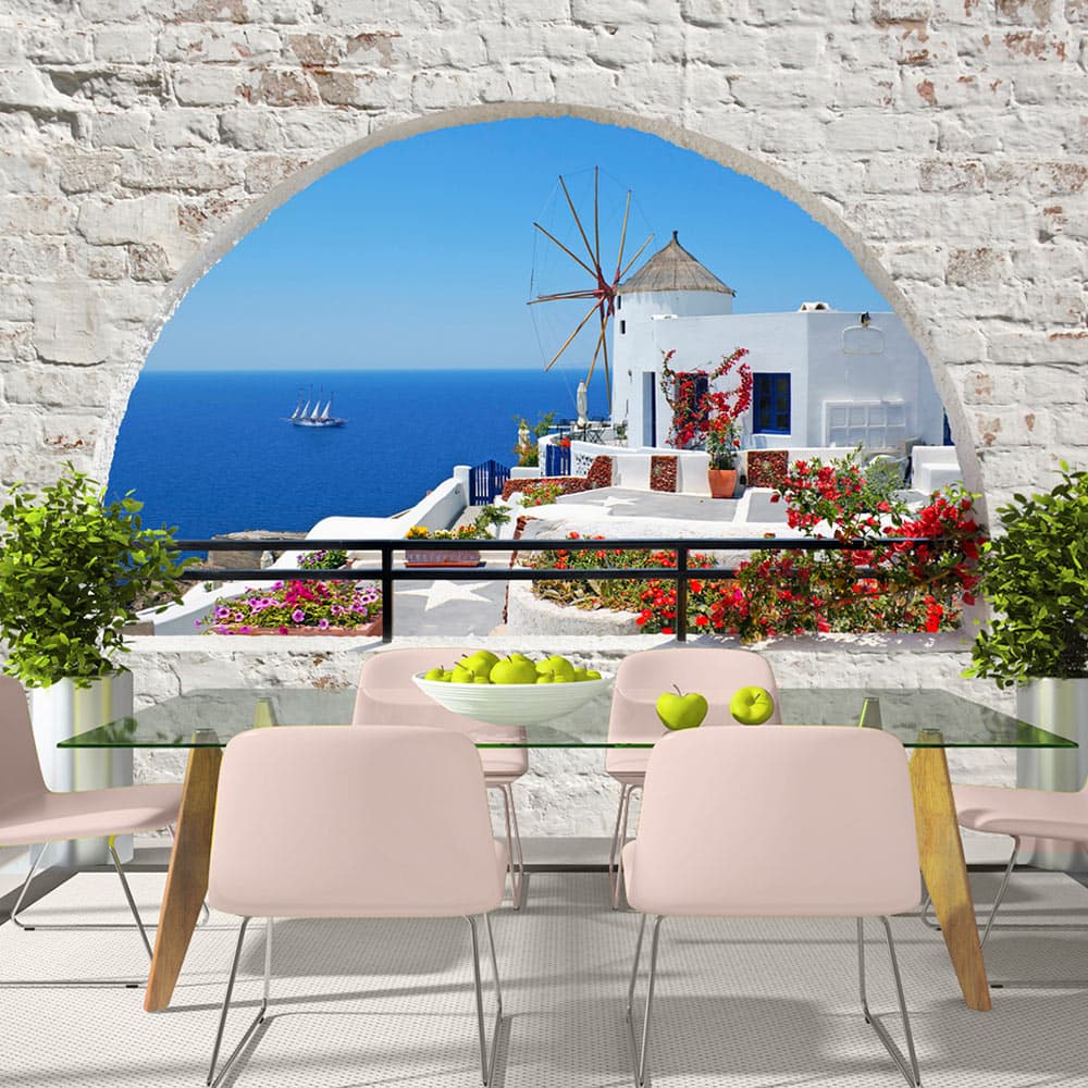 Fototapeta - Lato na Santorini (rozmiar 150x105)