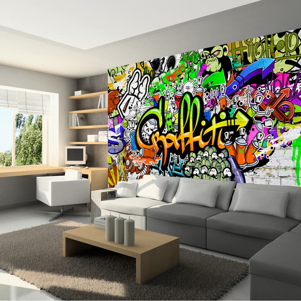Fototapeta - Graffiti na ścianie (rozmiar 100x70)