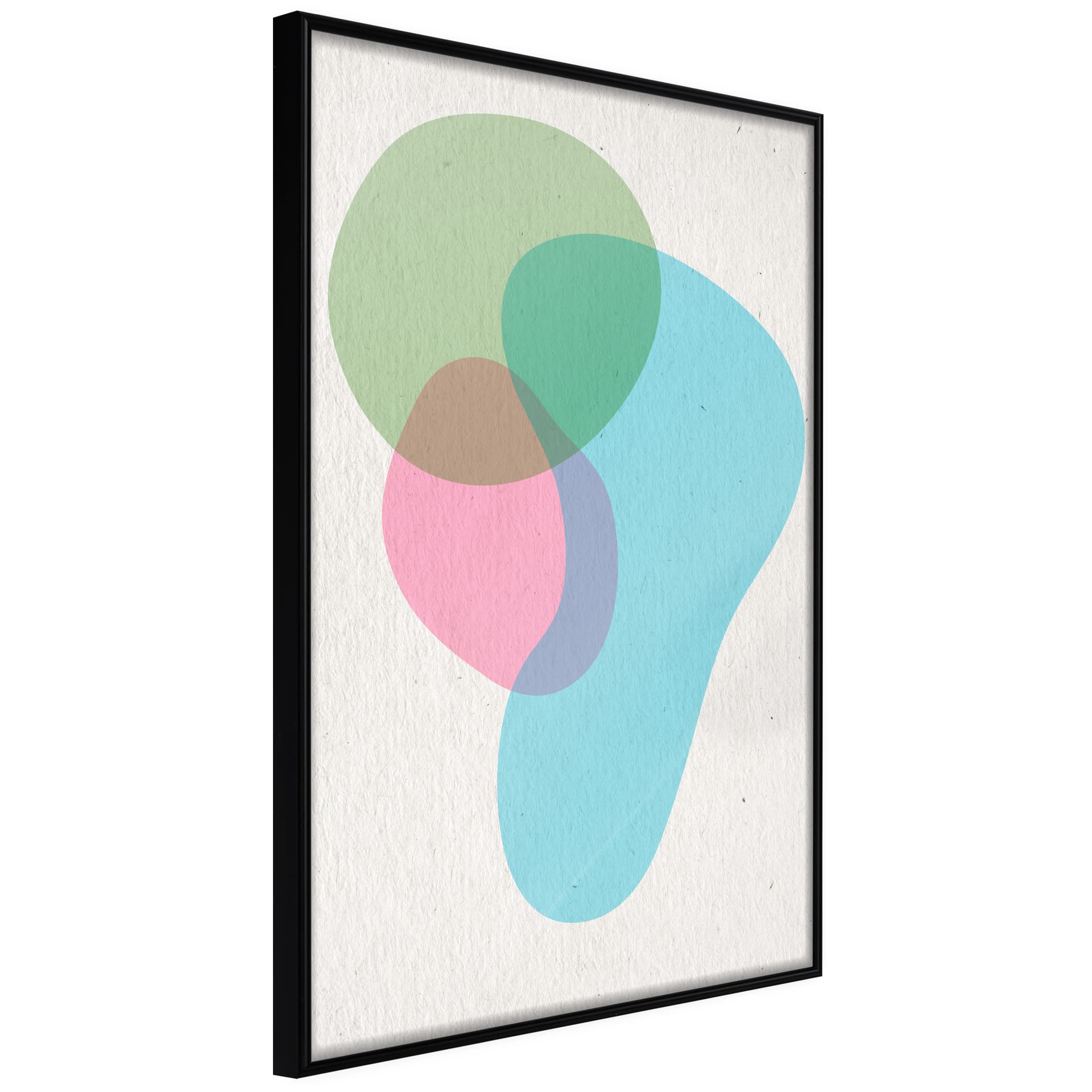 Plakat - Pastelowe zbiory III (rozmiar 40x60, wykończenie Rama złota z passe-partout)