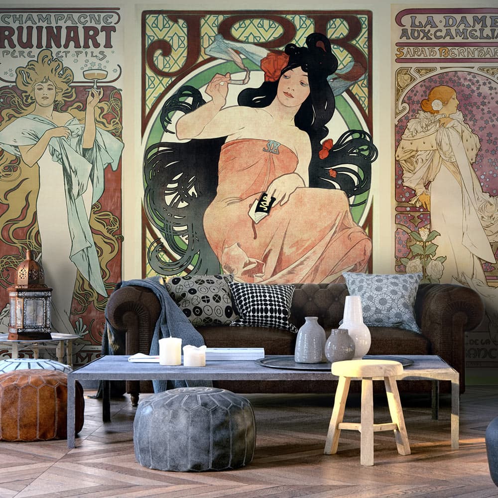 Fototapeta - Alphonse Mucha. Kobiety (rozmiar 350x245)