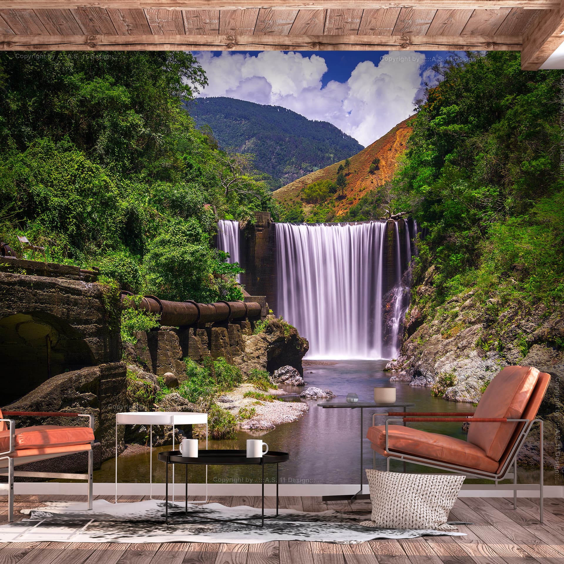 Fototapeta - Reggae Falls (rozmiar 100x70)