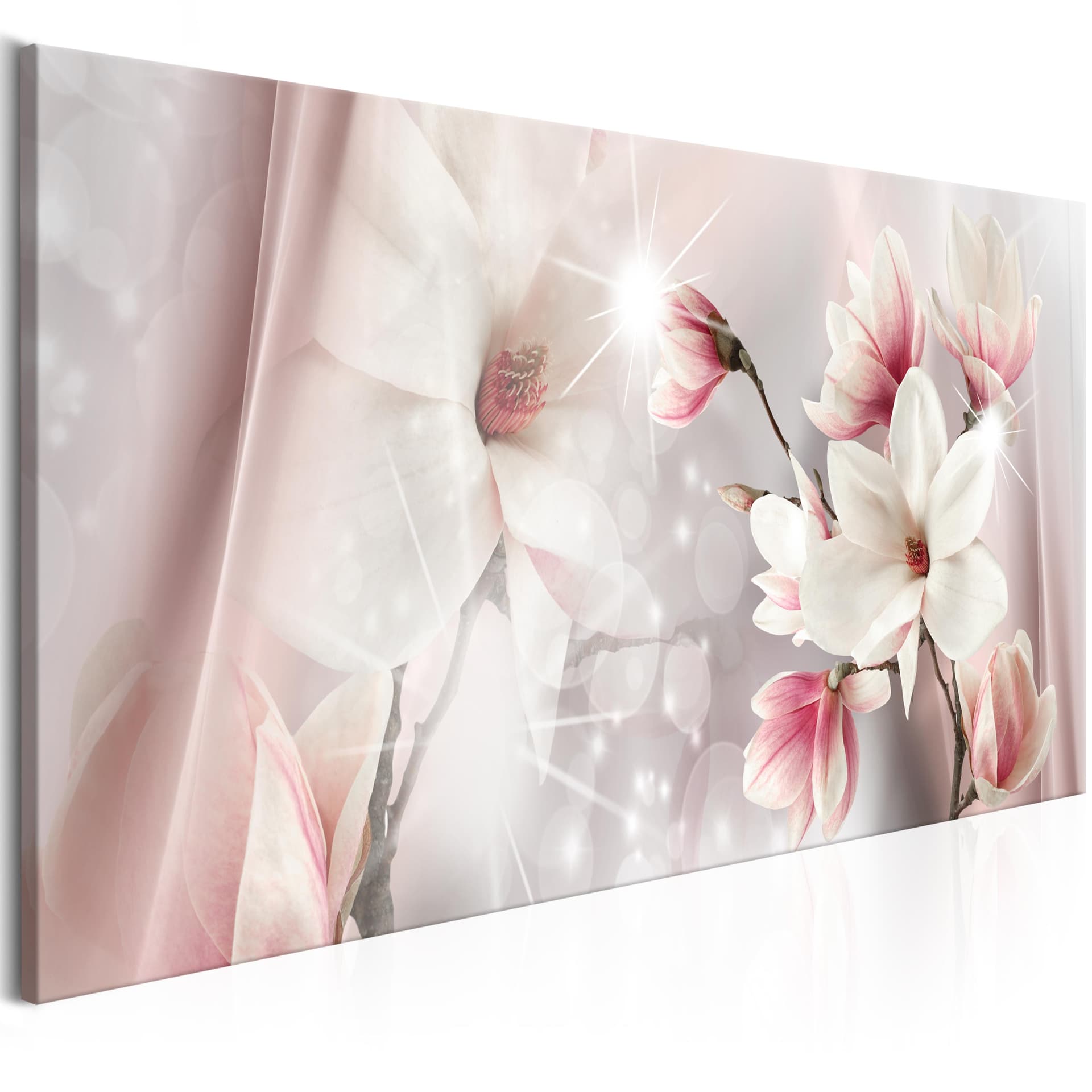 Obraz - Odbicie magnolii (1-częsciowy) wąski (rozmiar 120x40)