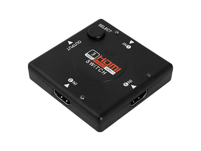 1 szt. Sumator HDMI 3x1 mini v1.4