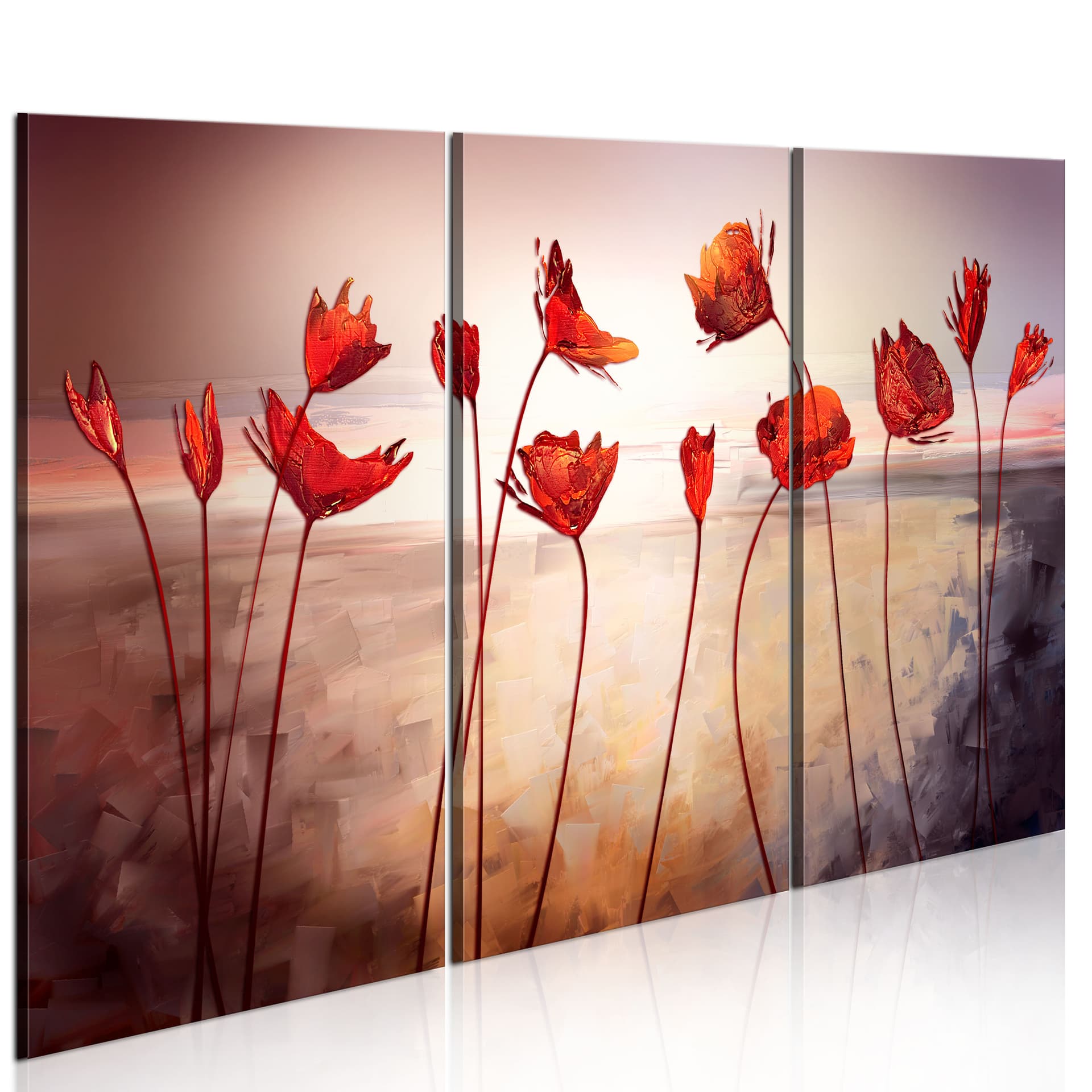 Obraz - Bright red poppies (rozmiar 120x80)