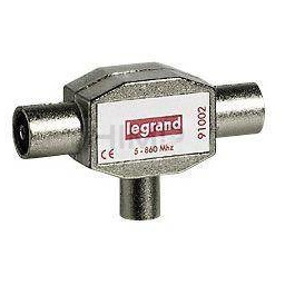 Legrand Rozdzielacz sygnału TV Splitter 1x IEC męski 2x IEC żeński 091002 091002