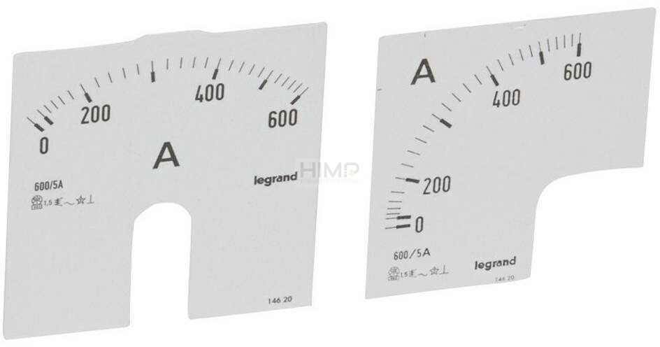 Legrand Skala pomiarowa amperomierza 0-600A 014620 014620