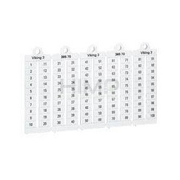 Legrand Płytki oznaczników VIKING3 szerokość 6mm 101-250 poziome 039521 1000szt. 039521