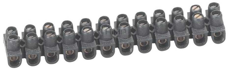 Legrand Listwa zaciskowa 12-torowa 2,5mm2 czarna 034211 034211