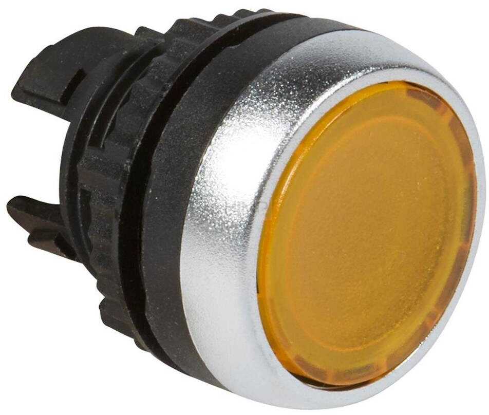 Legrand OSMOZ Główka płaska 22mm żółta z podświetleniem 024004 024004