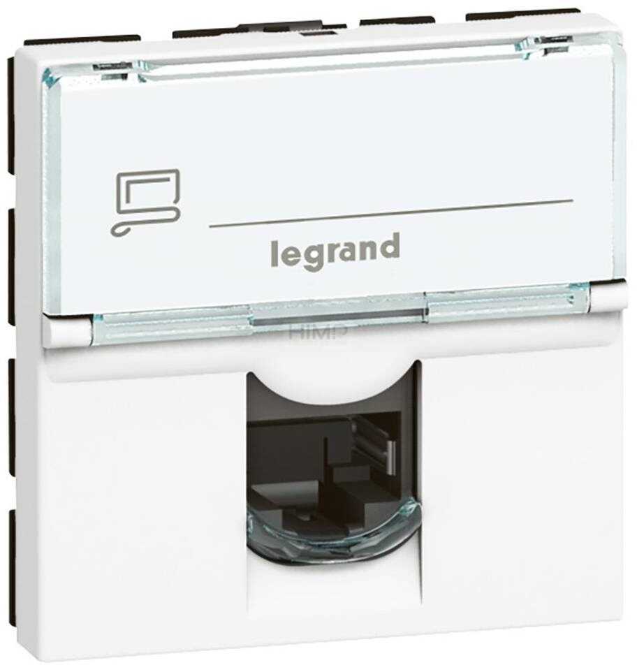 Legrand 076574 MOSAIC 2 moduły RJ45 kat. 6A UTP Białe