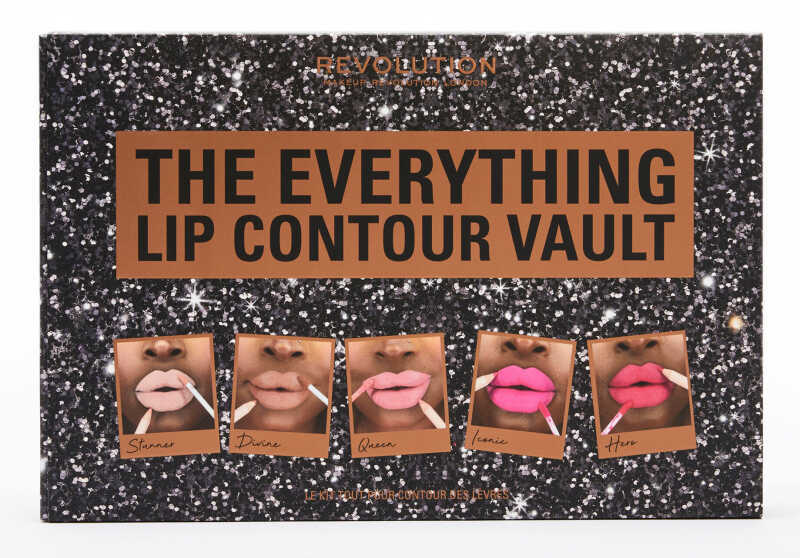 Zdjęcia - Szminka i błyszczyk do ust Makeup Revolution  THE EVERYTHING LIP CONTOUR VAULT - Zestaw pomadek i ko 