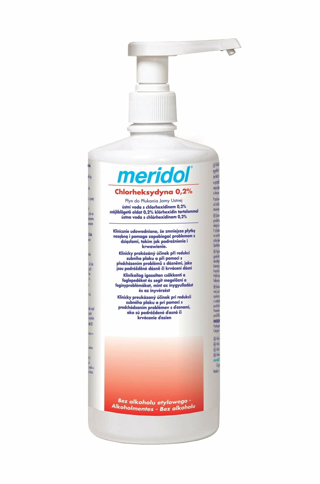 Meridol płyn do płukania jamy ustnej z chlorheksydyną 0,2% 1000ml