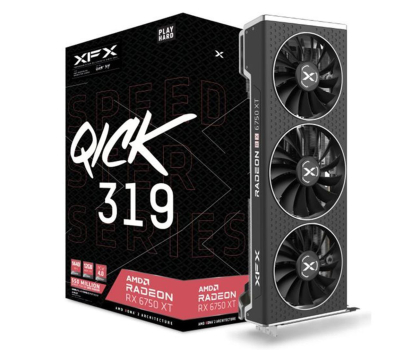 XFX Radeon RX 6750 XT Core SPEEDSTER QICK 319 12GB GDDR6 RX-675XYJFDP