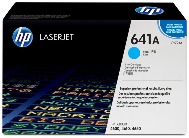 Oryginał Toner HP 641A do Color LaserJet 4600/4650 | 8 000 str. | cyan
