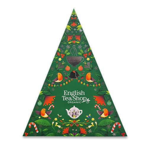 English Tea Shop Advent Calendar (Green) Kalendarz adwentowy 25 piramidek  z ekologicznymi herbatami >> WYSYŁKA W 24H 