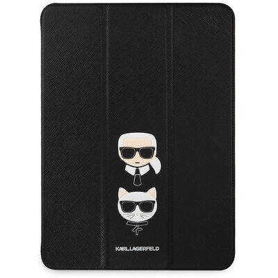 Apple Karl Lagerfeld Etui na tablet Karl Lagerfeld Etui Karl Lagerfeld KLFC12OKCK iPad Pro 12.9 2021 5 generacji Book Cover czarny/black Saffiano Karl &Choupette KLD755BLK