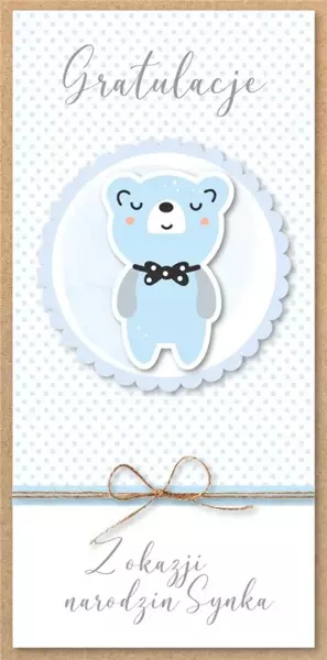 Karnet Narodziny chłopca - Armin Style