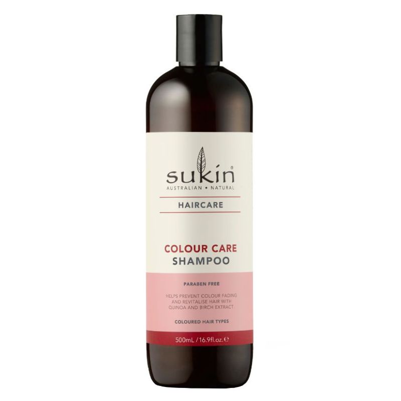 SUKIN, Colour Care Szampon pielęgnujący kolor do włosów farbowanych, 500 ml