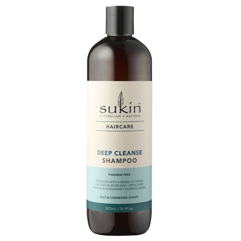 SUKIN, Deep Cleansing Szampon głęboko oczyszczający włosy, 500 ml
