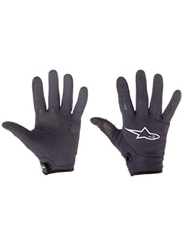 Alpinestars Męska rękawica Cascade Gore Windstoper, czarna średnia szara, S