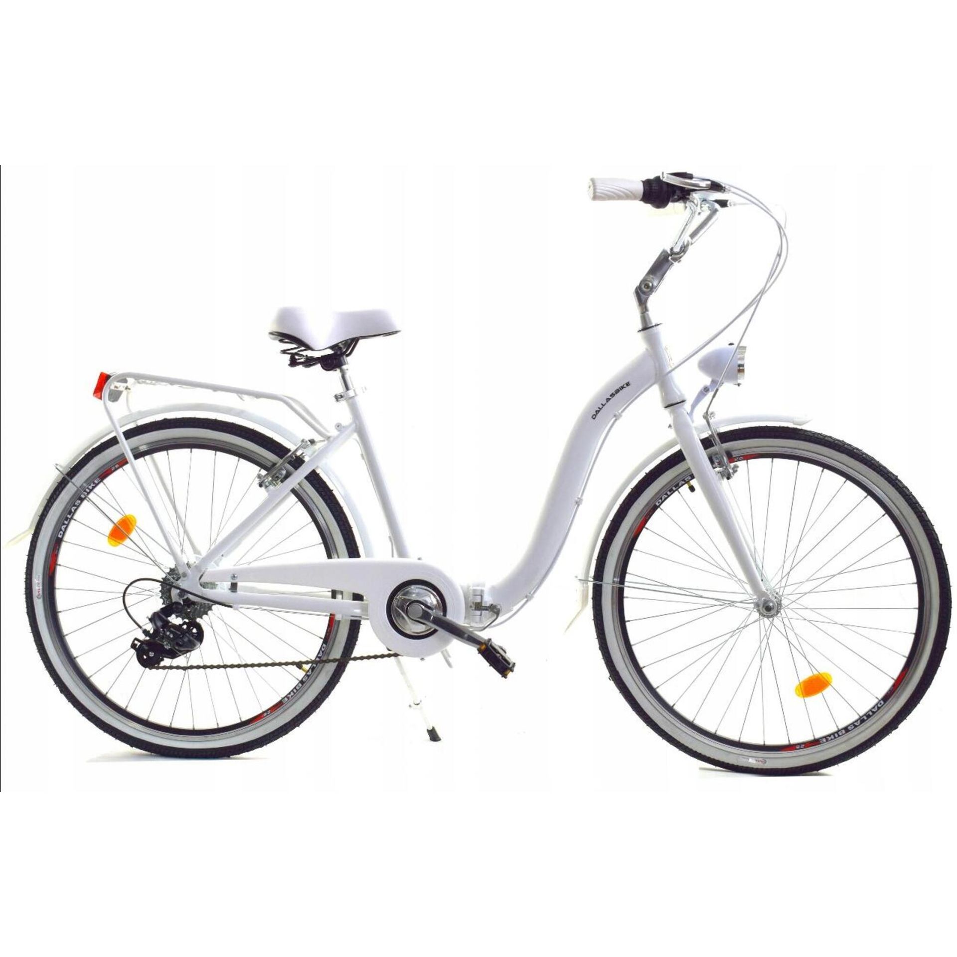 Dallas Bike Składak Alu 7Spd 28 cali Biały