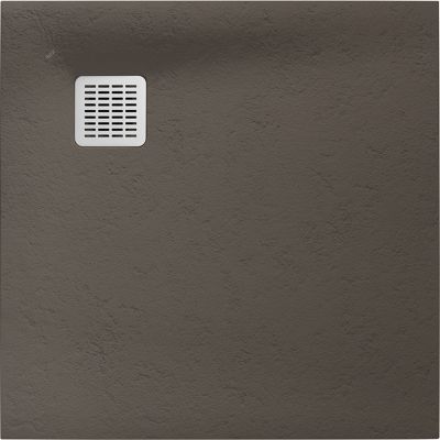 Roca Terran brodzik 100 cm kwadratowy kompozyt Stonex cafe AP1033E83E801660