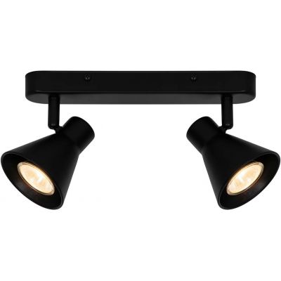 Nordlux Eik lampa podsufitowa 2x35W czarna 45770103