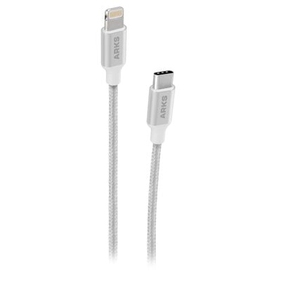 Zdjęcia - Kabel  USB-C - Lightning ARKS 1 m Biały