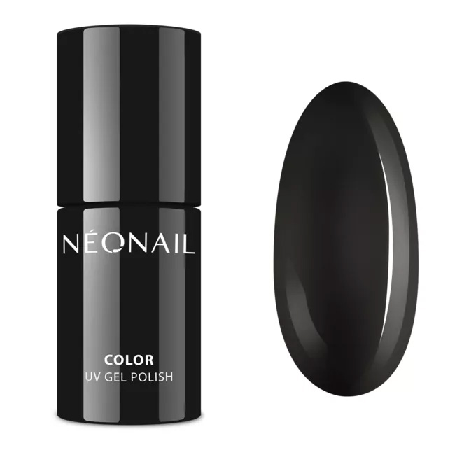 Neonail UV GEL POLISH COLOR - LAKIER HYBRYDOWY - PURE BLACK - 2996-7 NEOGCHB7-01