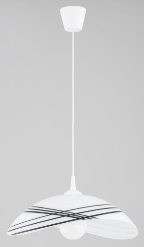 Bratek lampa wisząca 1-punktowa biała 61112