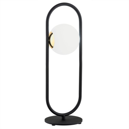 Rovetto lampka stołowa 1-punktowa czarna 4992AR
