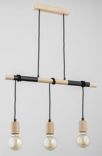 Lameta lampa wisząca 3-punktowa naturalny 62258