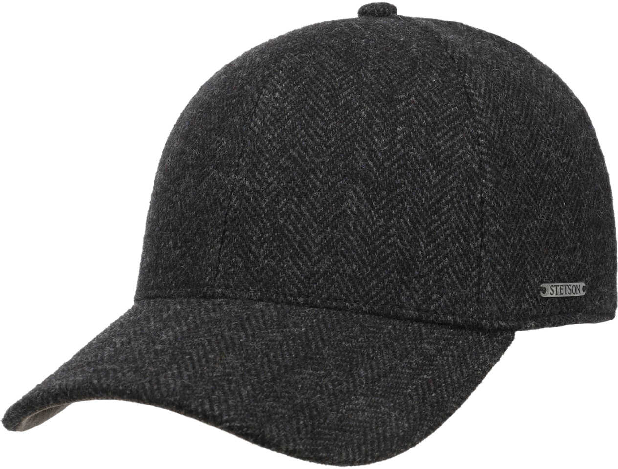 Czapka Plano Wool by Stetson, antracytowy, M (56-57 cm)