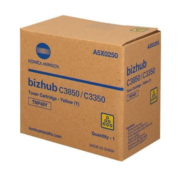 Toner Konica Minolta TNP-48 A5X0250 10k Y Oryginał