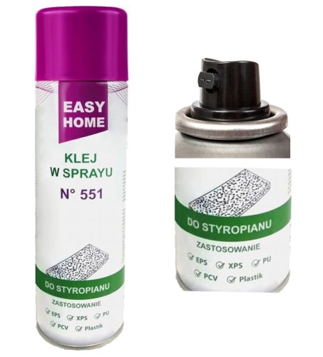 Klej do styropianu i plastiku – bez rozpuszczalników do EPS/XPS 500ml Easy Home 551