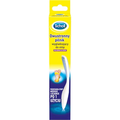 Scholl Dwustronny pilnik wygładzający do stóp - 1 szt.