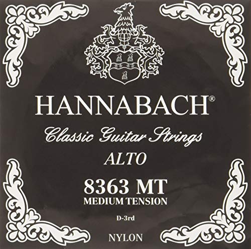 Hannabach Struny gitarowe, gitara klasyczna, D3 - 8363MT, seria 836MT, średnie napięcie