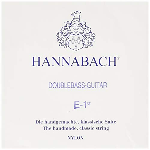 Hannabach Struny do gitary klasycznej, gitara kontrabasowa, E1 - 8411MT, seria 841MT, Medium Tension