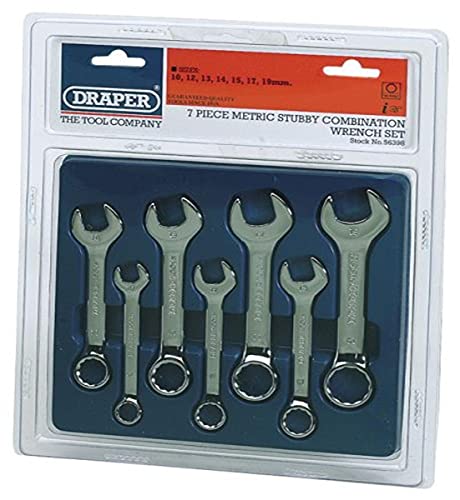DRAPER ZESTAW 7 KLUCZY PASKO-oczkowy 10-19MM 56398