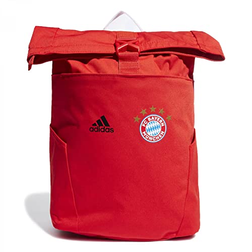 adidas FCB Backpack, Plecak Sportowy Unisex-Dorosłych, Red/White/Black, NS