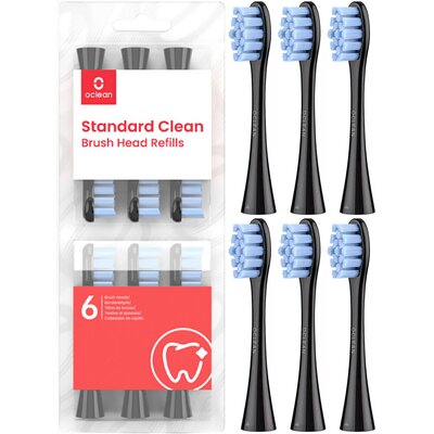 KOŃCÓWKI OCLEAN STANDARD P2S5 (B06) CZARNE - 6 SZT