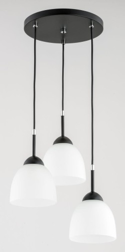 Sebia lampa wisząca 3-punktowa czarna 62251