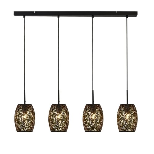 Laser lampa wisząca 4-punktowa czarna/złota 19231-4BGO